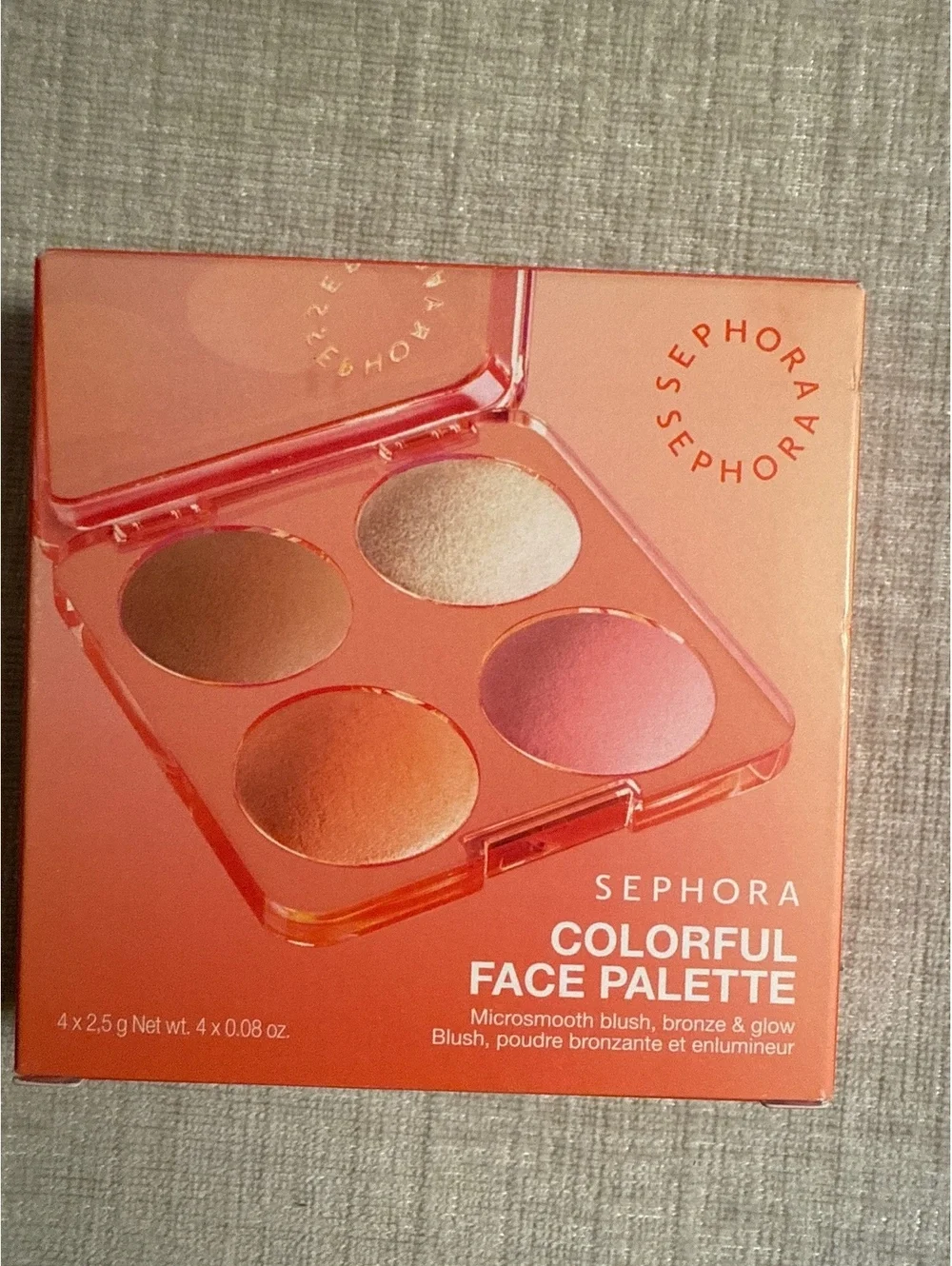 Sephora Colorful Face Palette Blush, Bronze & Glow